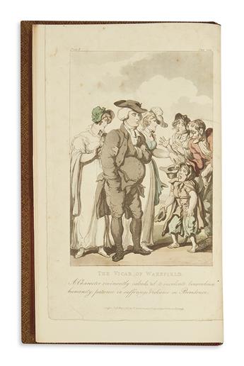 (ROWLANDSON, THOMAS.) Goldsmith, Oliver. The Vicar of Wakefield.